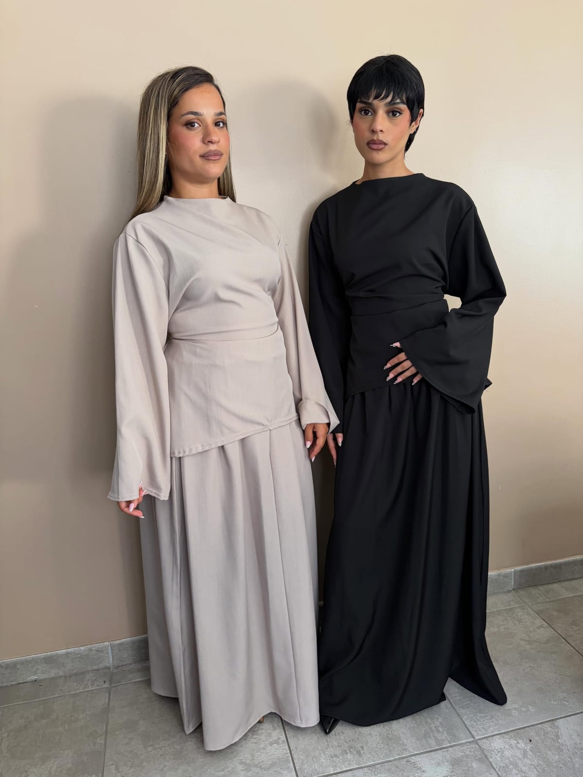 Ensembles Inaya beige et noir